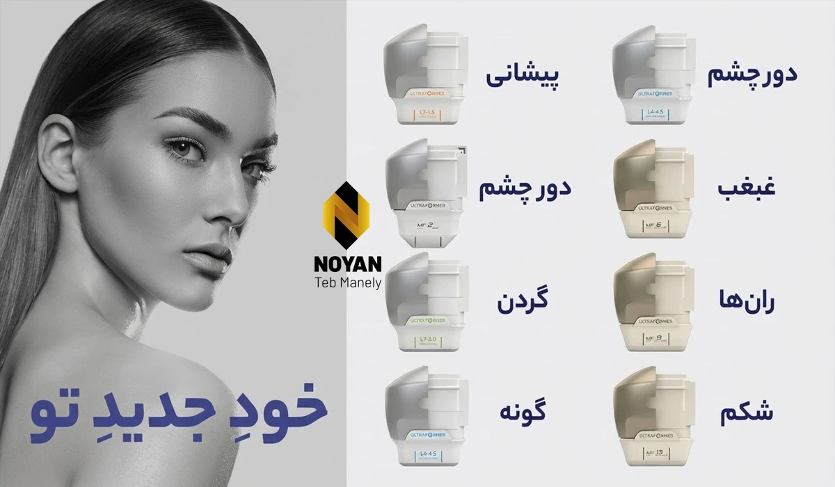 انواع کارتریجهای دستگاه هایفو ۷ بعدی اولترا فورمر